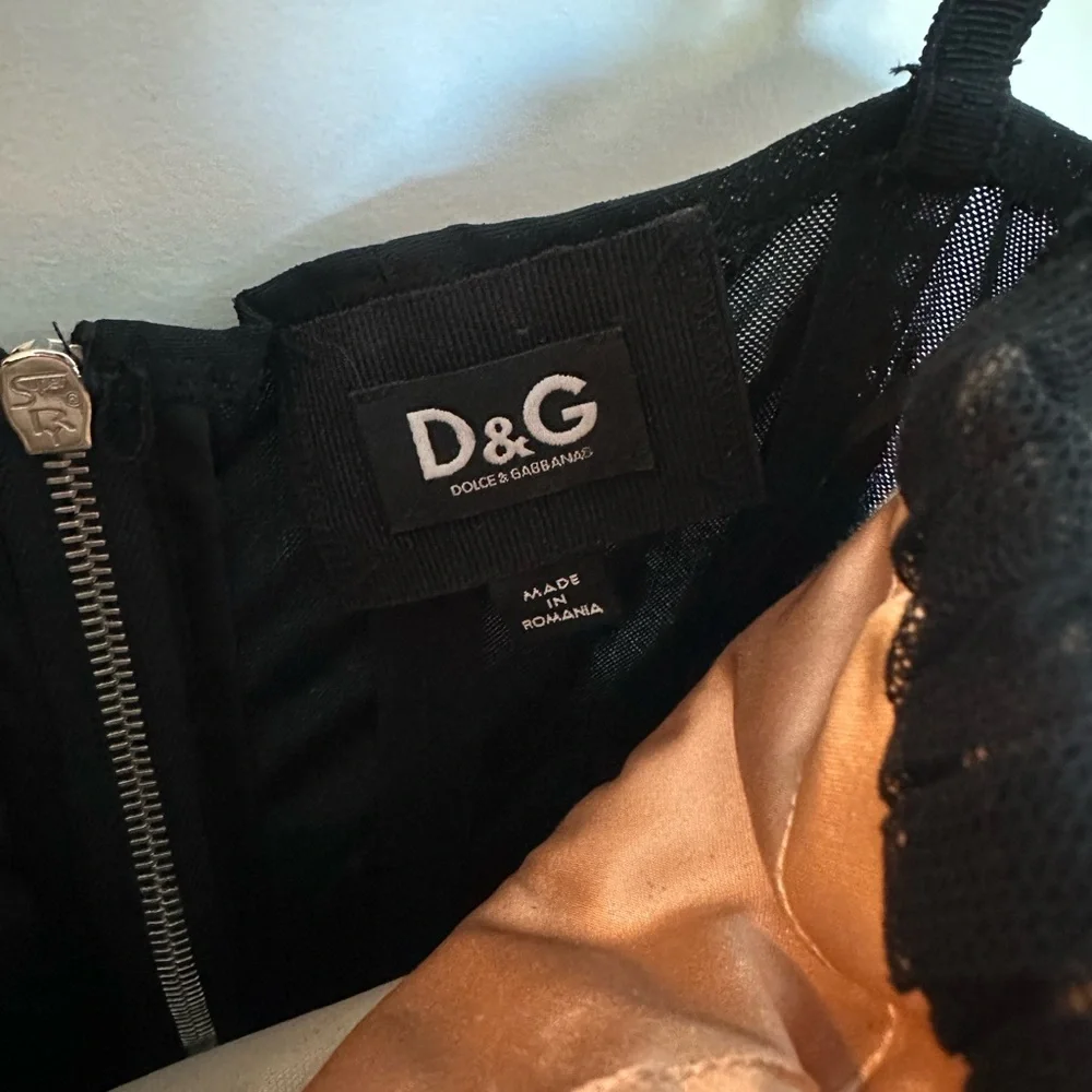 D&G Black and Tan Midi Dress - Picture 7 of 11